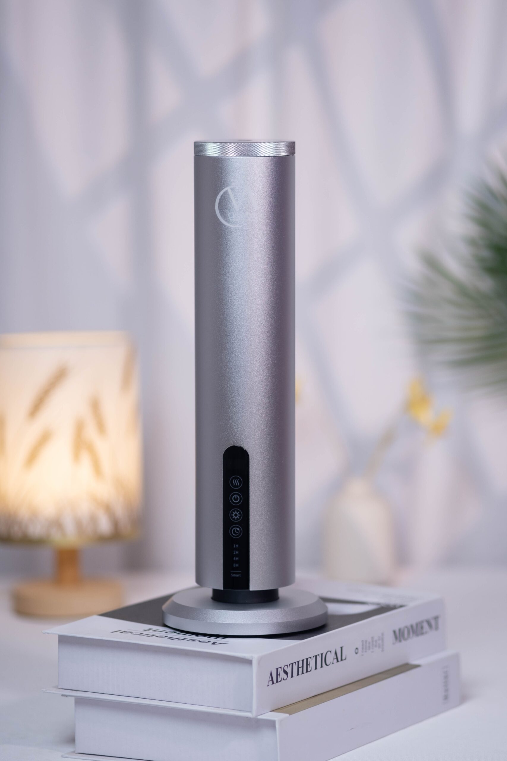 DSCF4956 Crismyla Tabletop Wireless Bluetooth Aroma Diffuser (Silver)